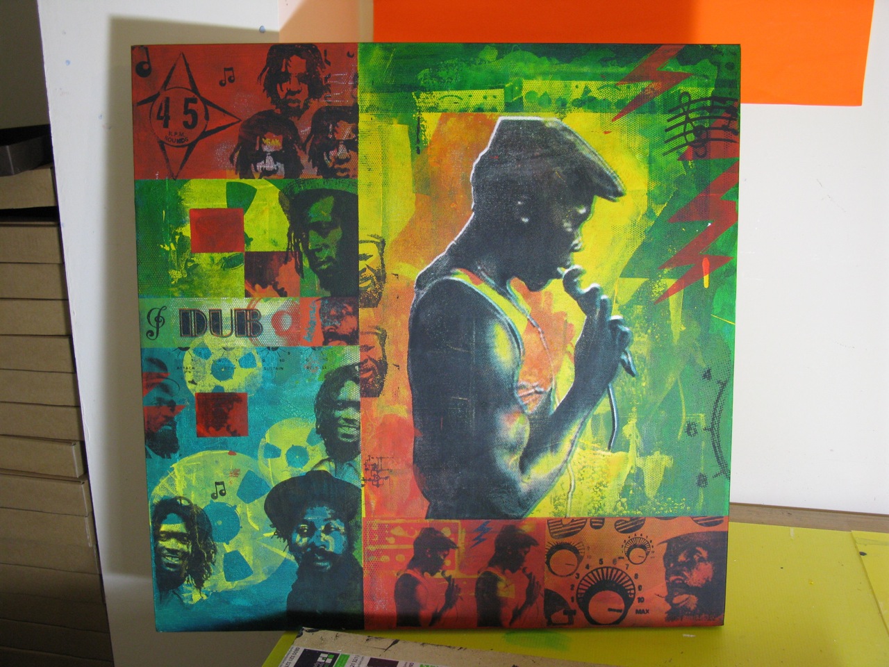 GLASS SIREN, DUB STORIES 4 Test Pressing, Dr Rob, Glass Siren, Damon Roberts, Dub Stories