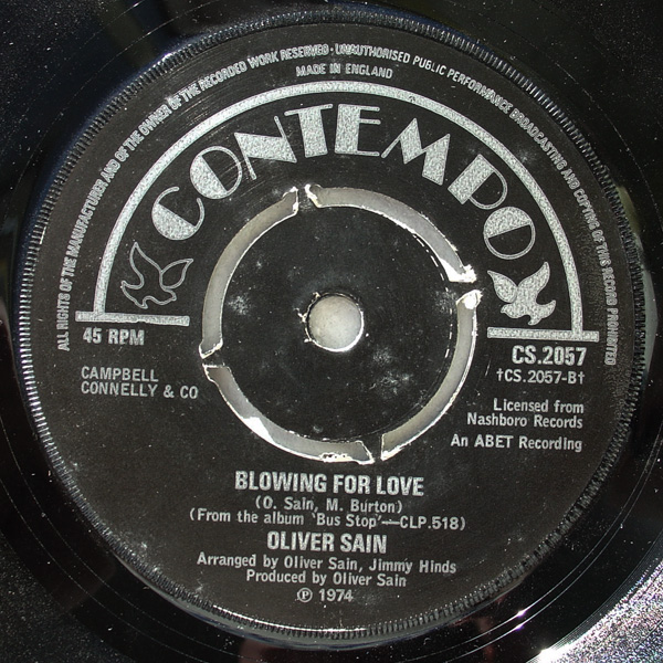 Tracks, Test Pressing, Under The Radar, Dr Rob, Oliver Sain, Blowing For Love