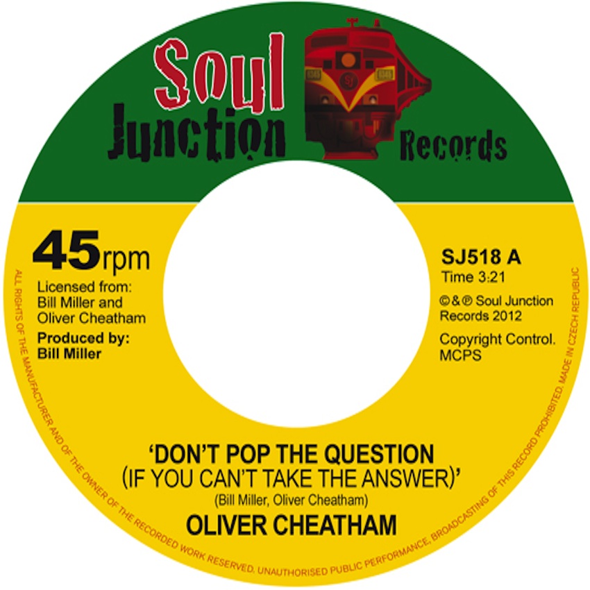 On The Rebound, Test Pressing, Dr Rob, Oliver, Cheatham, Don`t Pop The Question, Soul Junction