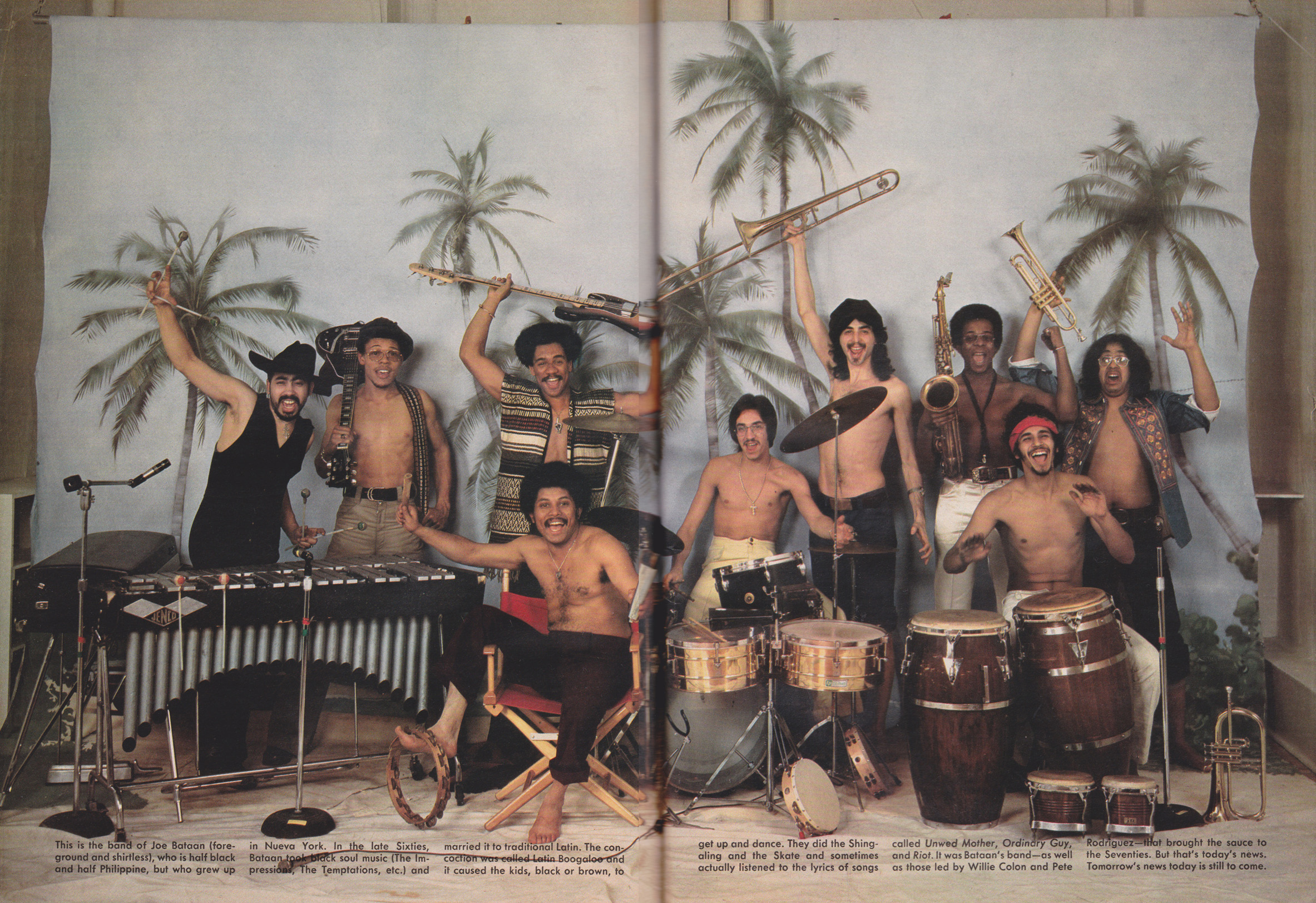 Jean-Paul Goude Salsa Spread Esquire 1975 Spread 3
