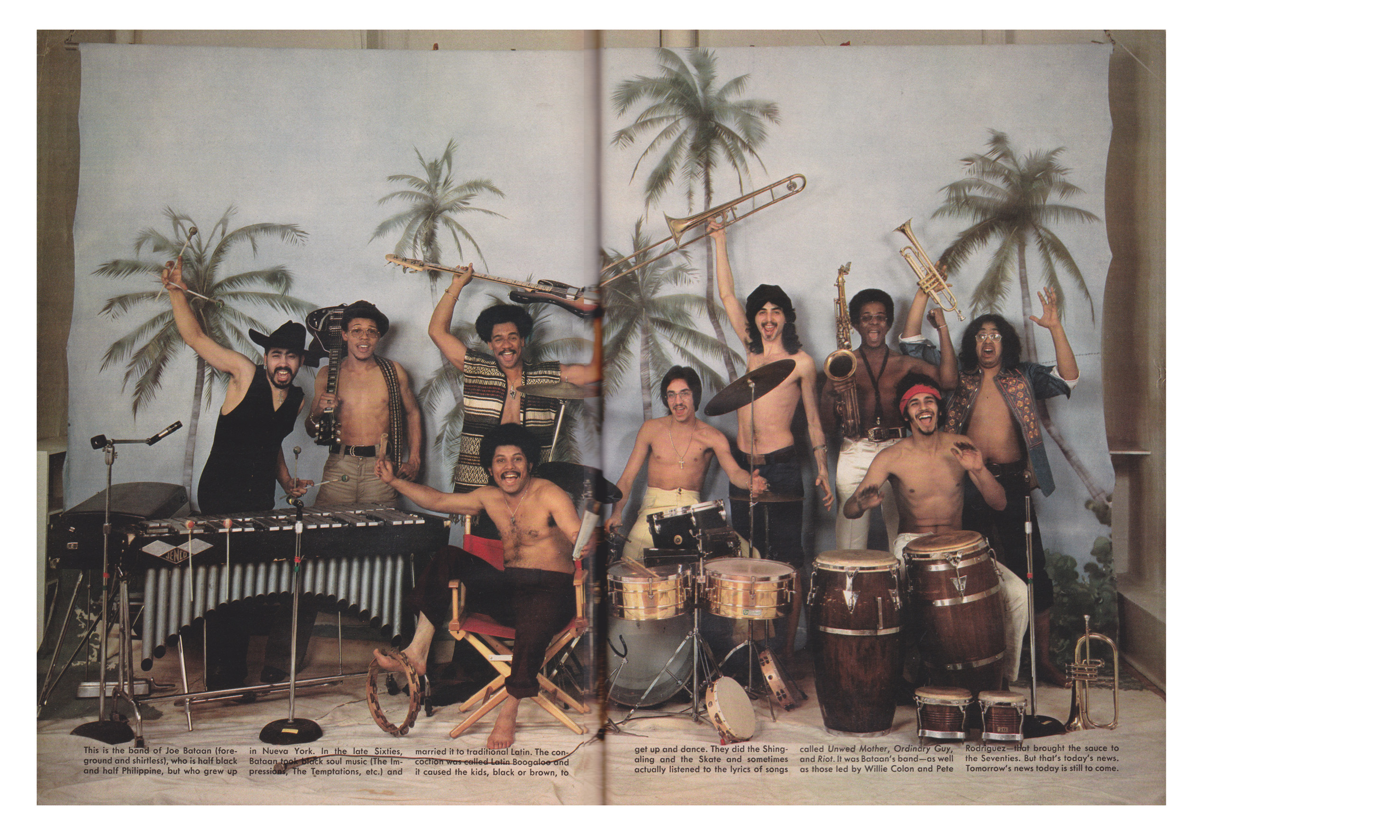 Jean-Paul Goude Salsa Spread Esquire 1974 Spread3