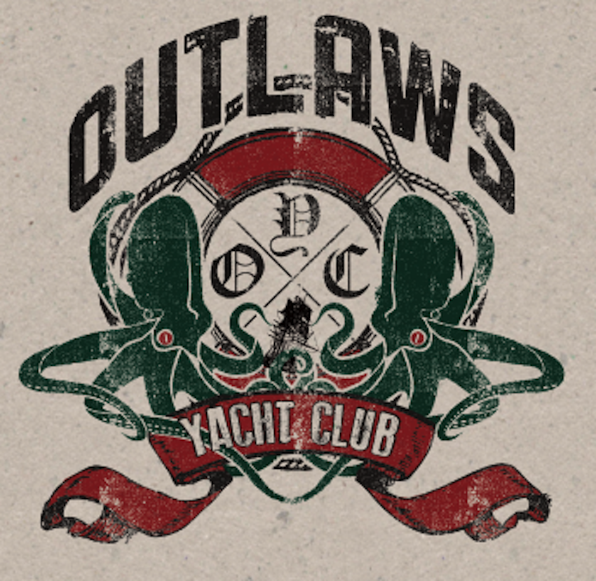 RESIZE ouTlaws-yacht-club-logo Test Pressing, 20 Questions, Interview, Dr Rob, Aficionado, Moonboots, Jason Boardman, Outlaws Yacht Club