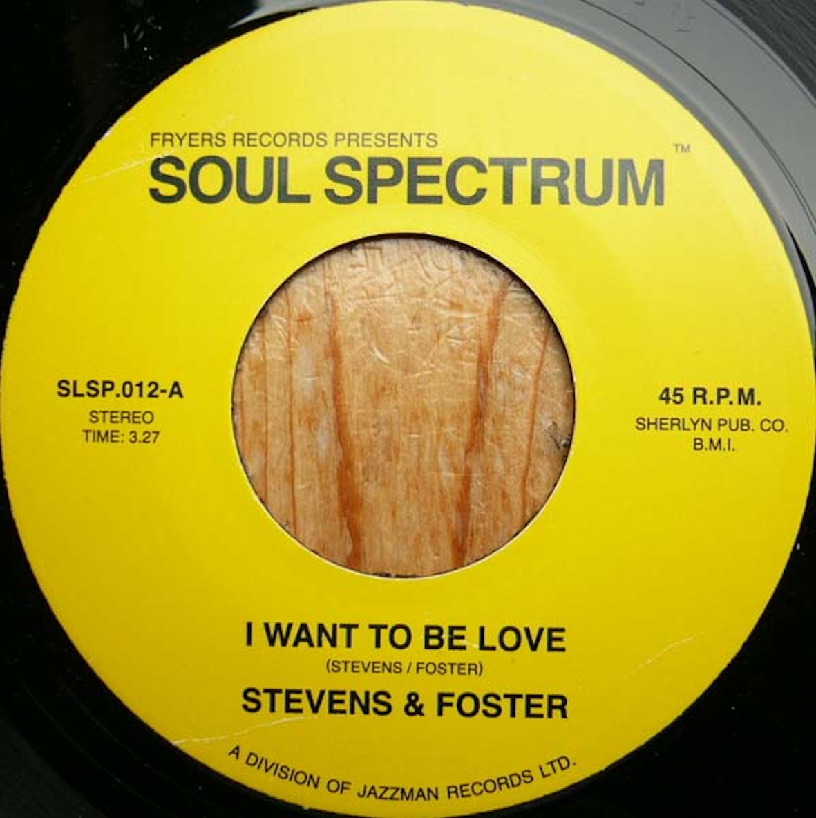 Tracks, Test Pressing, Dr Rob, Stevens & Foster, I Want To Be Love, Jazzman, Fryers, Soul Spectrum