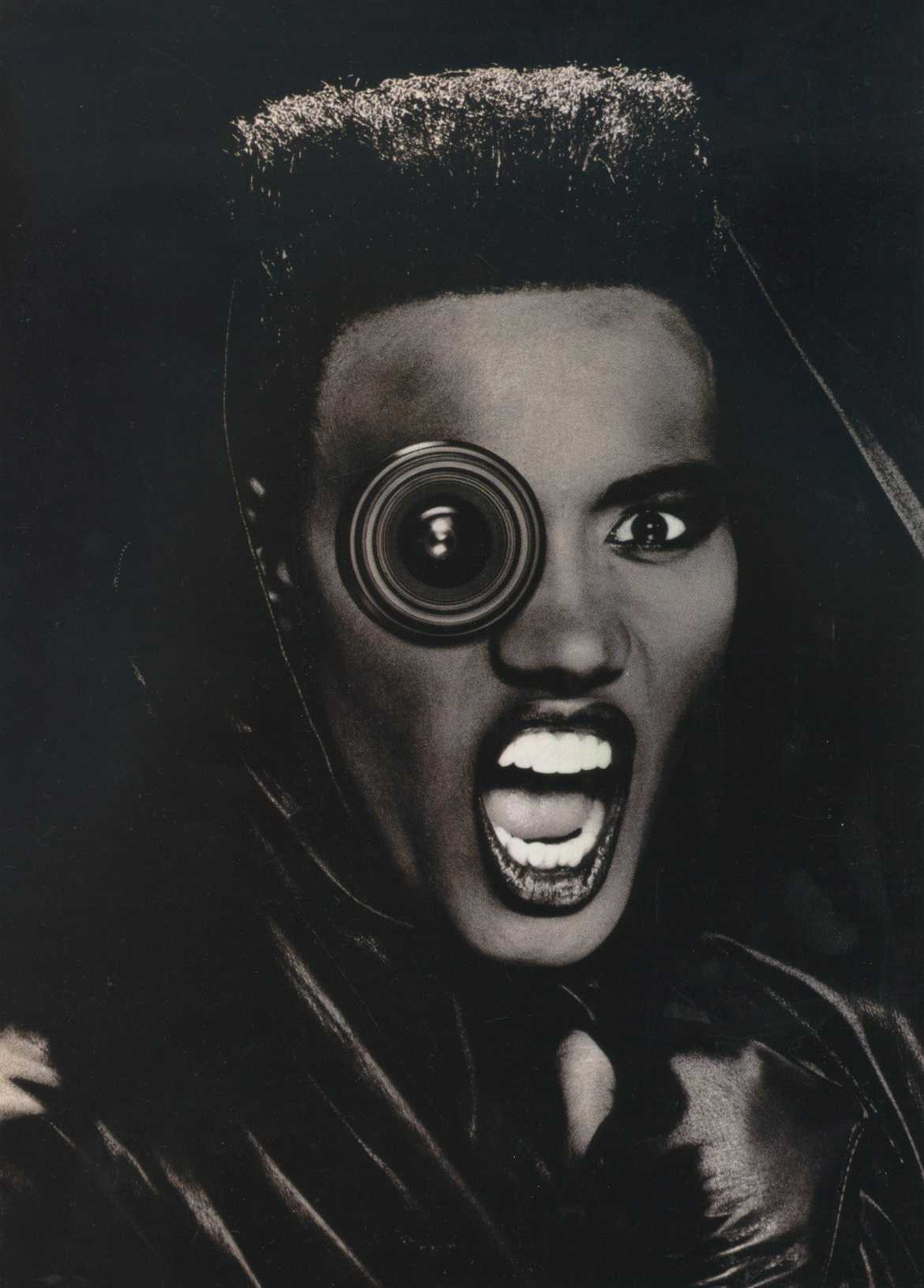 Grace Jones, Olympus, OM707, Advert, i-D, 1987