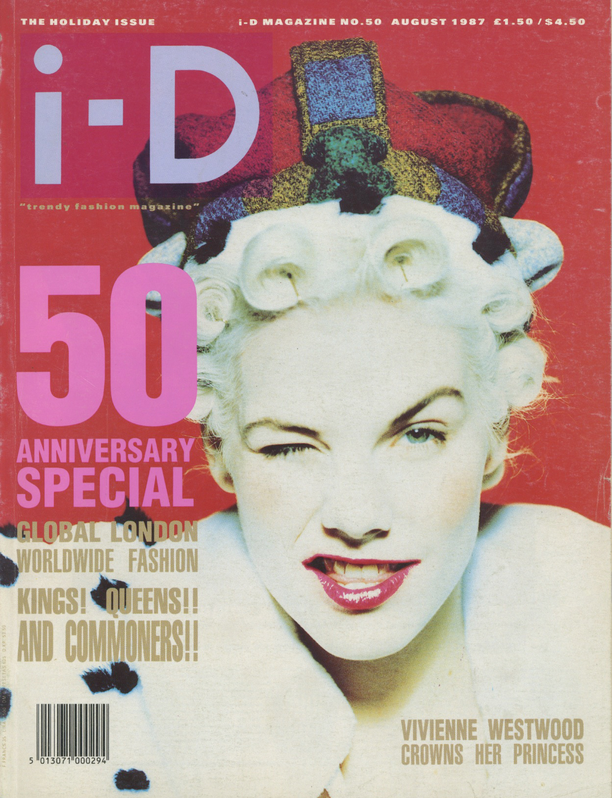 i-D, August, 1987, Magazine, Cover