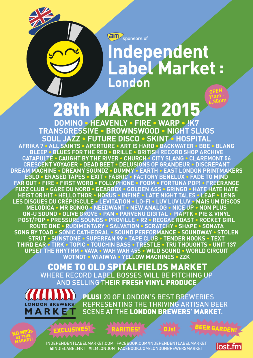 Independent Label Market, Easter, 2015, London, Spitalfields, 