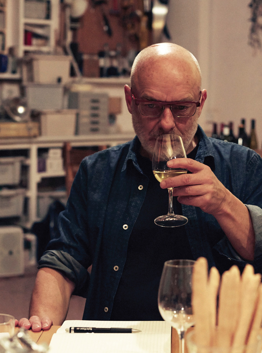 Brian Eno, Noble Rot, Wine Tasting, Magazine, Test Pressing