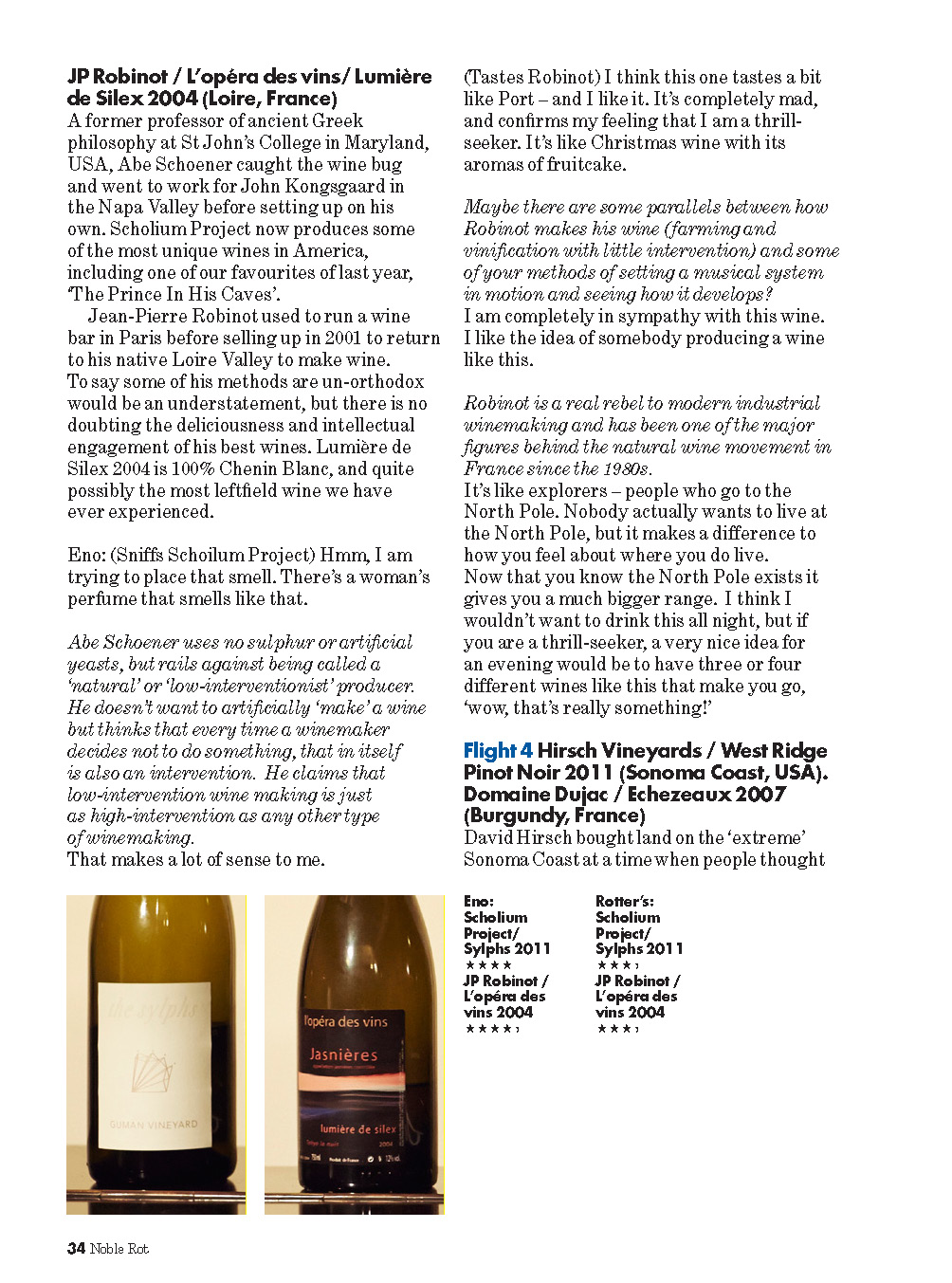 Brian Eno, Noble Rot, Wine Tasting, Magazine, Test Pressing