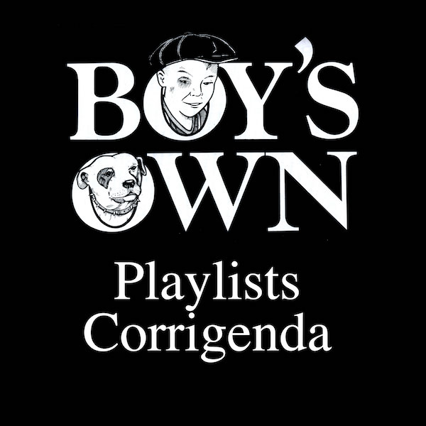 Test Pressing, London Club Playlists, Boy`s Own Playlists, Dr Rob, Terry Farley, Cymon Eckel, Steve Mayes, Andrew Weatherall, DJHistory, Bill Brewster, Frank Broughton,