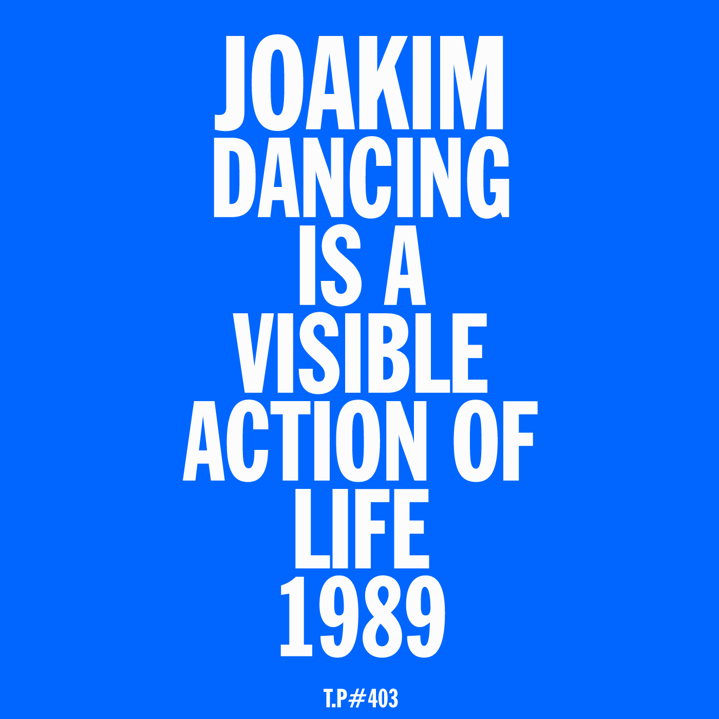 Joakim, Mix, 1989, Test Pressing