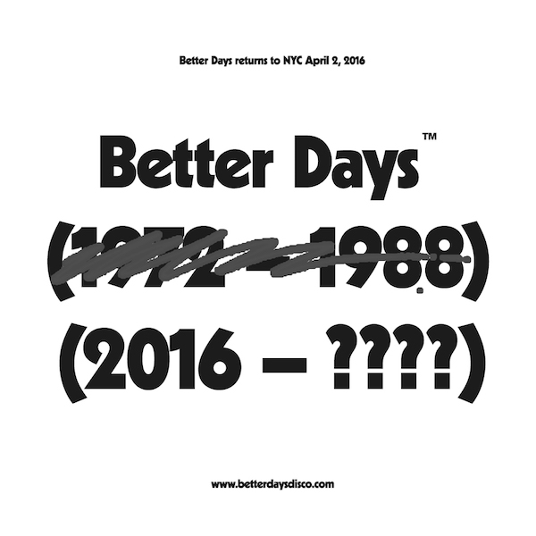 Test Pressing, Dr Rob, Bruce Forest, Paul Rafaele, Better Days, David Morales, New York, Tee Scott, Flash Factory