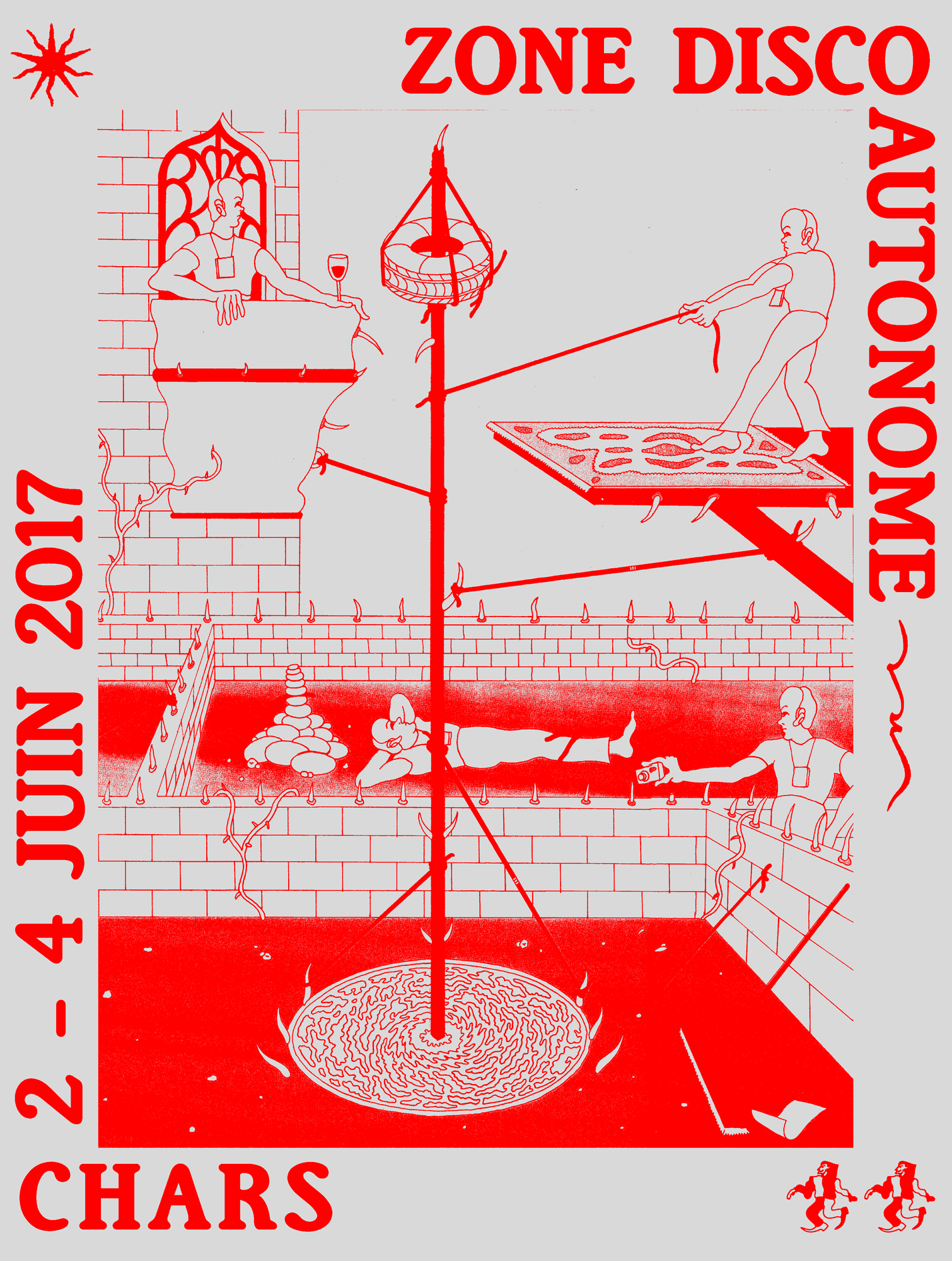 Zone Disco Autonome, festival, France, June, 2017, Test Pressing