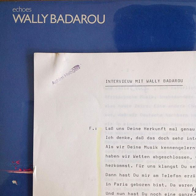 Wally Badarou, Echoes Interview, Test Pressing