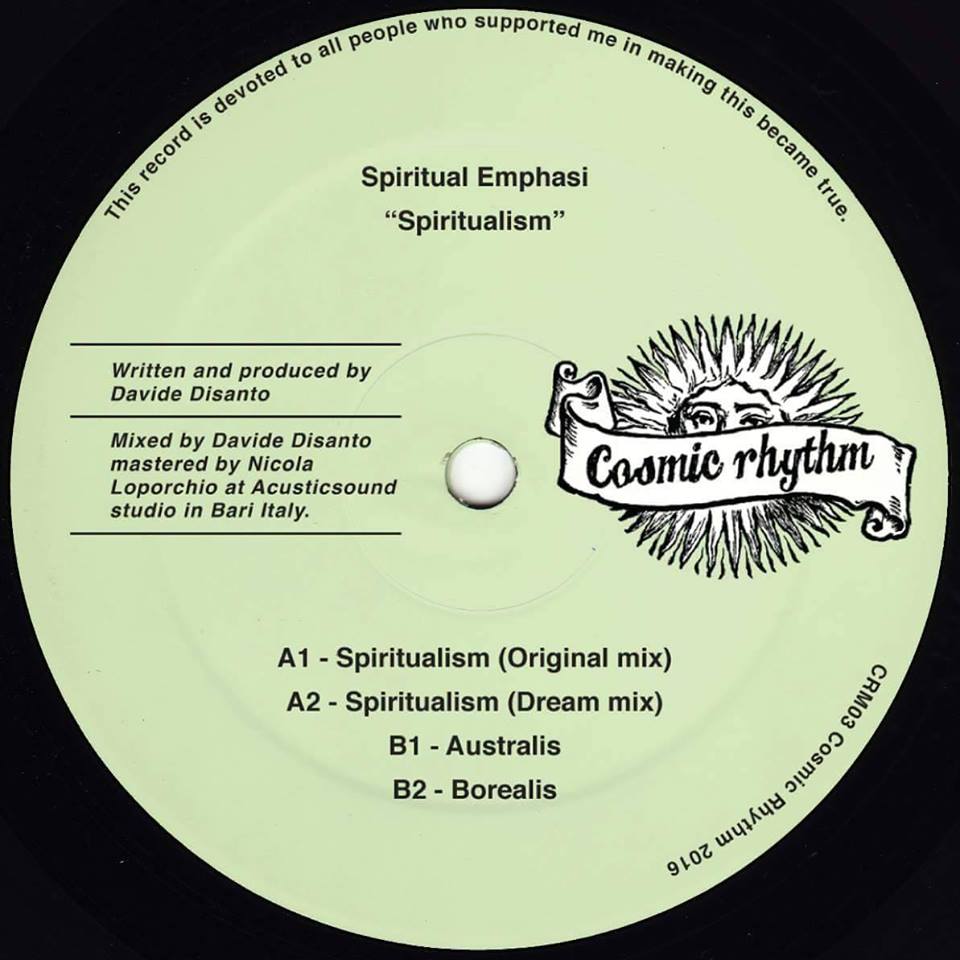Cosmic Rhythm Records, Rhythm Of Paradise, Label, Italy, House, Test Pressing, Cosmic Garden, Spiritual Emphasi, 
