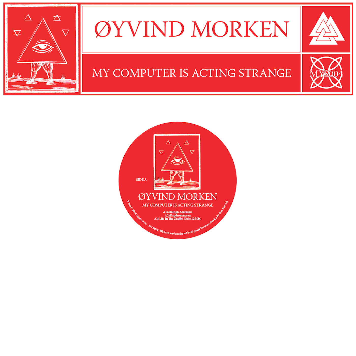 Øyvind Morken, My Computer Is Acting Strange, EP, Mysticisms, Review, Test Pressing