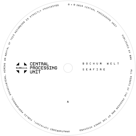 Bochum Welt, Seafire, Test Pressing, Review, Central Processing Unit, ambient, electronic, 