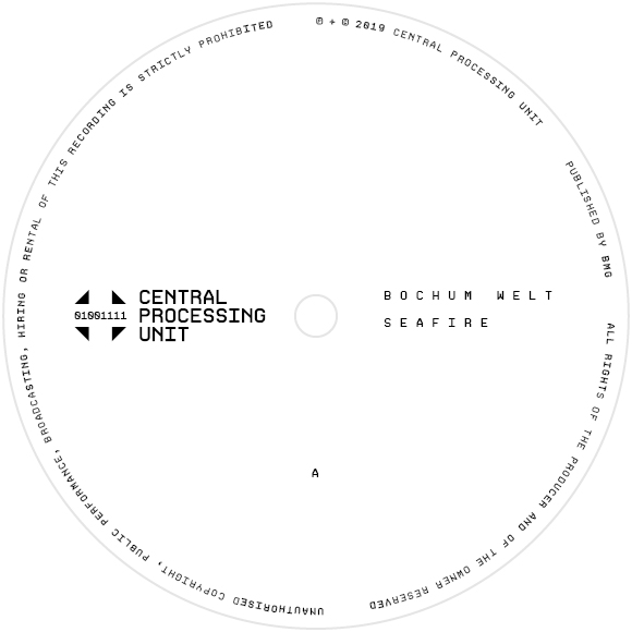 Bochum Welt, Seafire, Test Pressing, Review, Central Processing Unit, ambient, electronic,